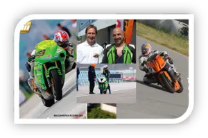 Founder of HEXTUNE LLC during his professional motorcycle racing career – passion and precision from the track to tuning
